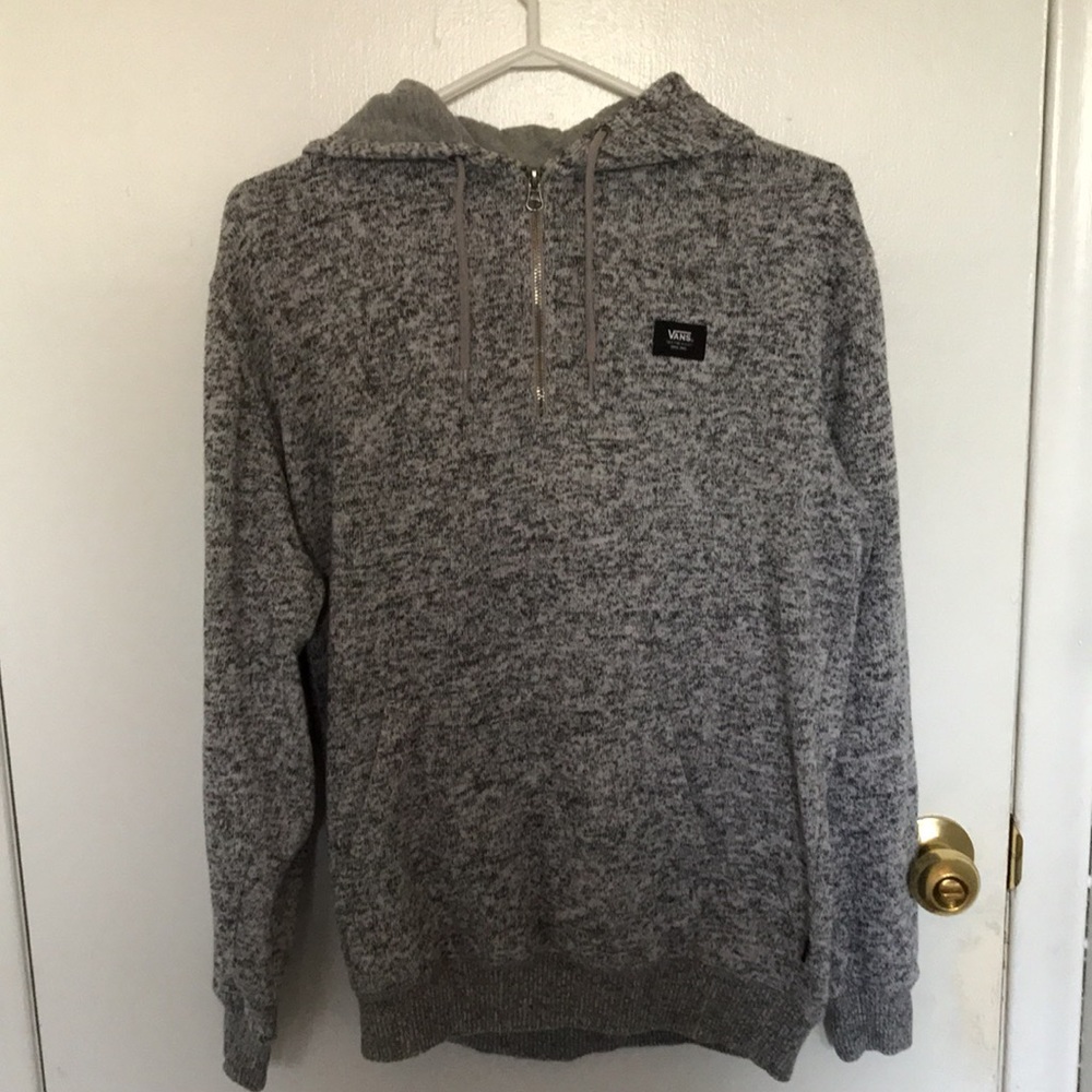 Vans Men's Gray Pullover Hoodie Size Small